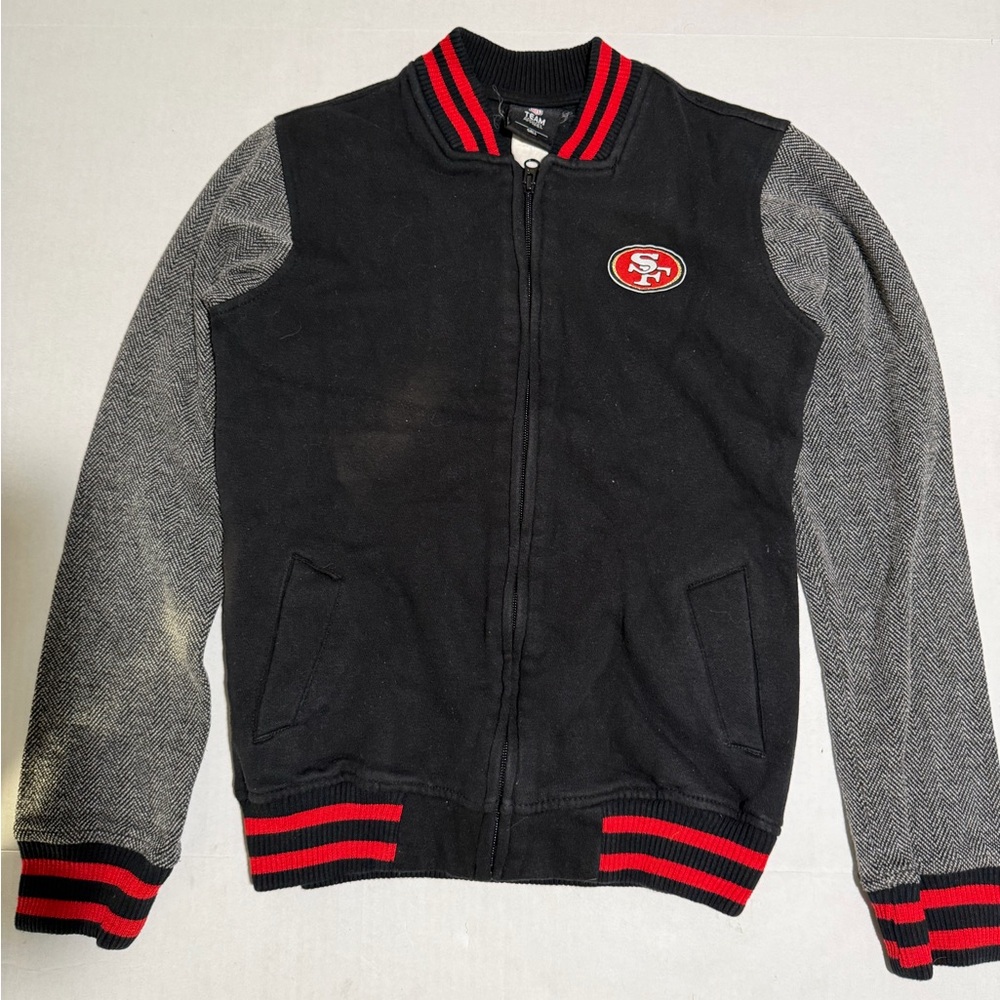 NFL Apparel 49ers, Full Zip, Leatherman‎ style Jacket Girl's (no tag) #664
